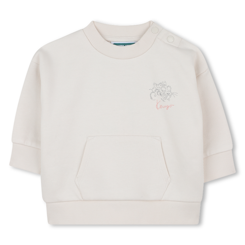 Sweatshirt met centrale voorzak KENZO KIDS 
                        BOY