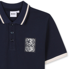 Polo avec &eacute;tiquette poitrine BOSS 
                    GARCON