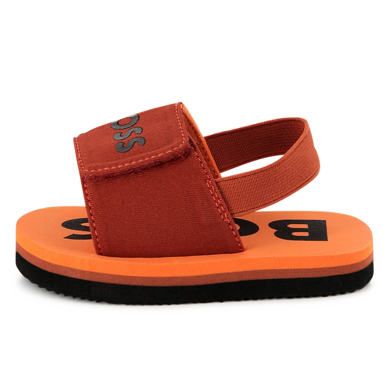 Slippers met klittenband BOSS 
                        BOY