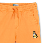 Bermuda en coton avec badge KENZO KIDS 
                    GARCON