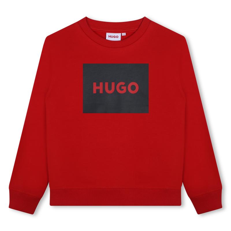 Sweat-shirt molletonn&eacute; HUGO 
                        GARCON