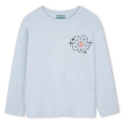 T-shirt &agrave; manches longues KENZO KIDS FILLE