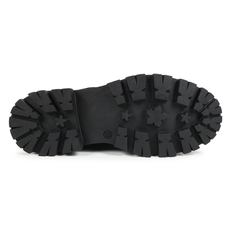 Bottines &agrave; lacets en cuir ZADIG & VOLTAIRE 
                        FILLE