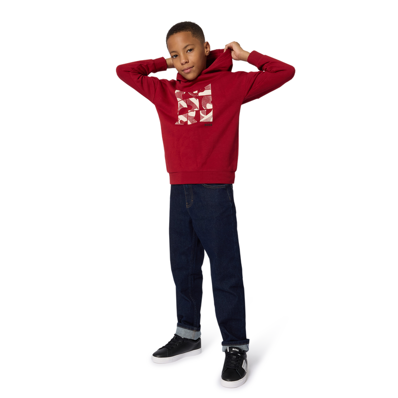 Baskets en cuir de vachette BOSS 
                        GARCON