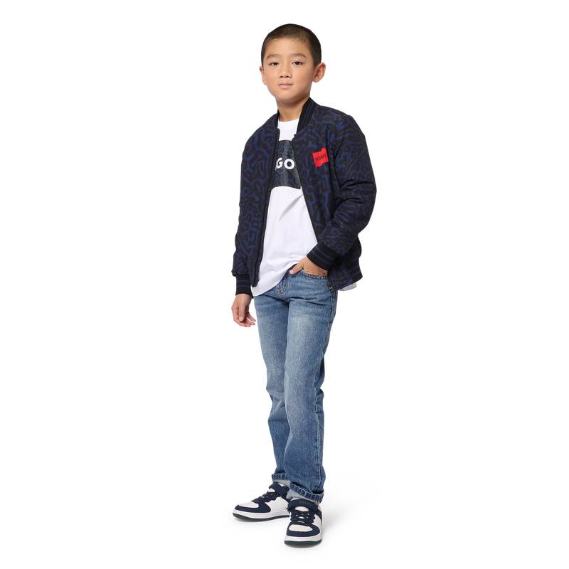 Rechte katoenen jeans HUGO 
                        BOY