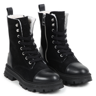 Leren enkellaarsjes met veters ZADIG VOLTAIRE 
                    GIRL