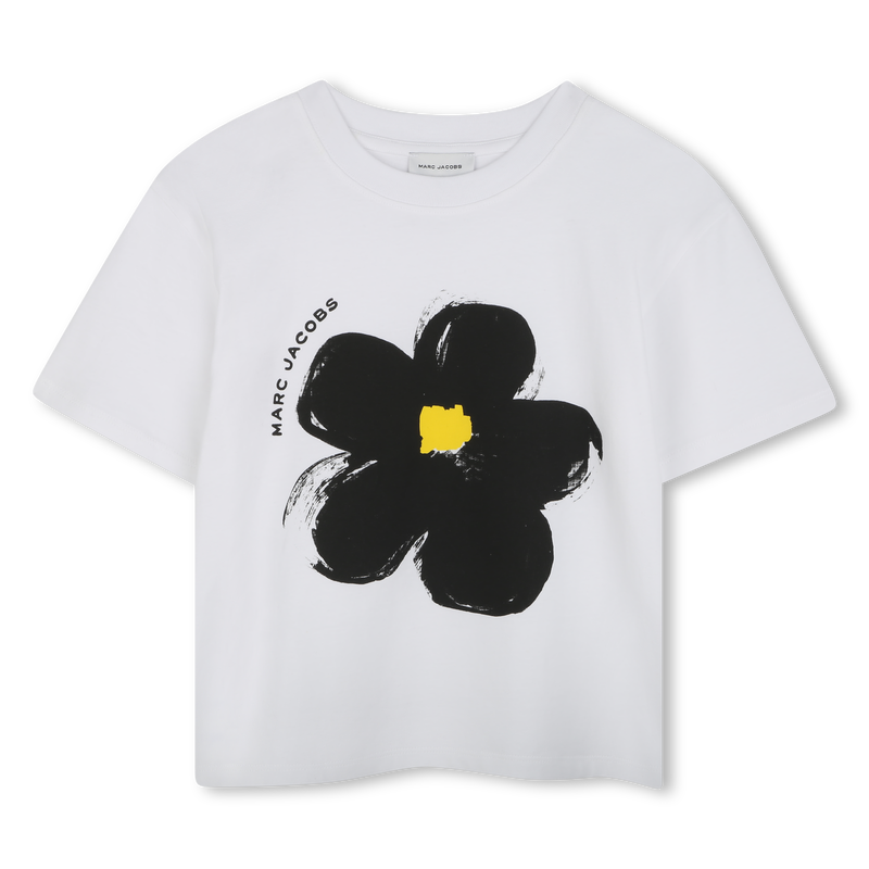 T-shirt met margrietjesprint MARC JACOBS 
                        GIRL