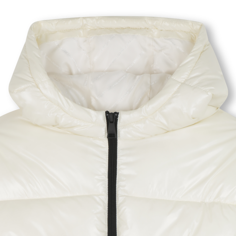 Donsjack met capuchon KARL LAGERFELD KIDS 
                        GIRL