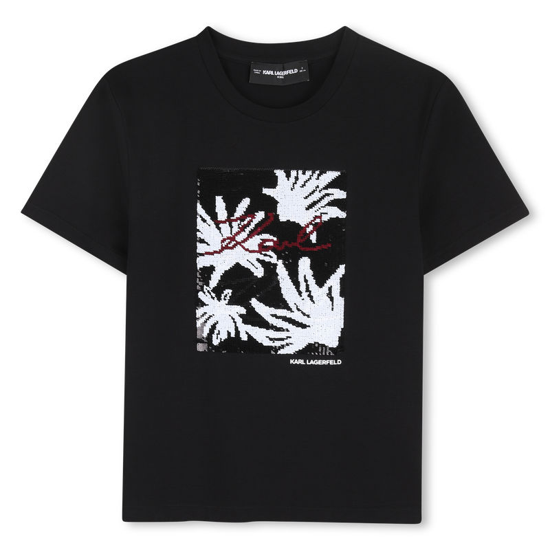 T-SHIRT MANCHES COURTES KARL LAGERFELD KIDS 
                        FILLE