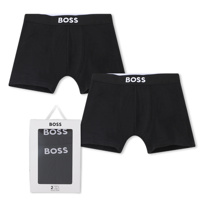 LOT DE 2 BOXERS BOSS GARCON
