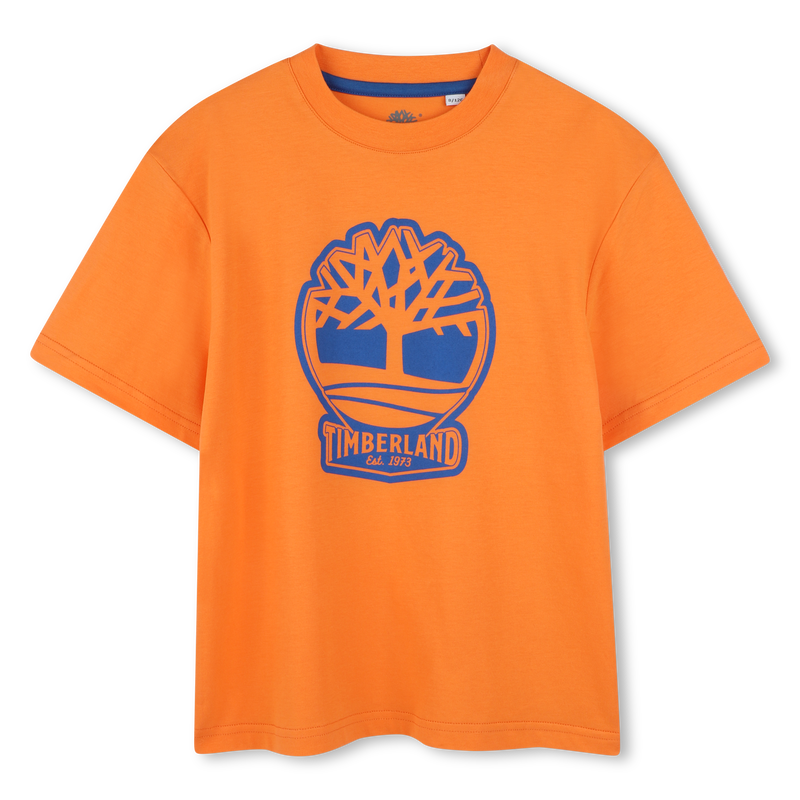 Tweekleurig T-shirt met logo TIMBERLAND 
                        BOY