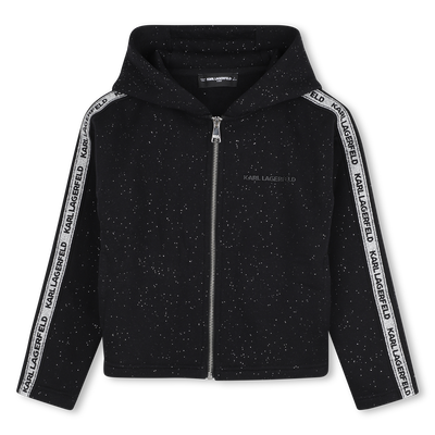 Capuchon cardigan KARL LAGERFELD KIDS GIRL