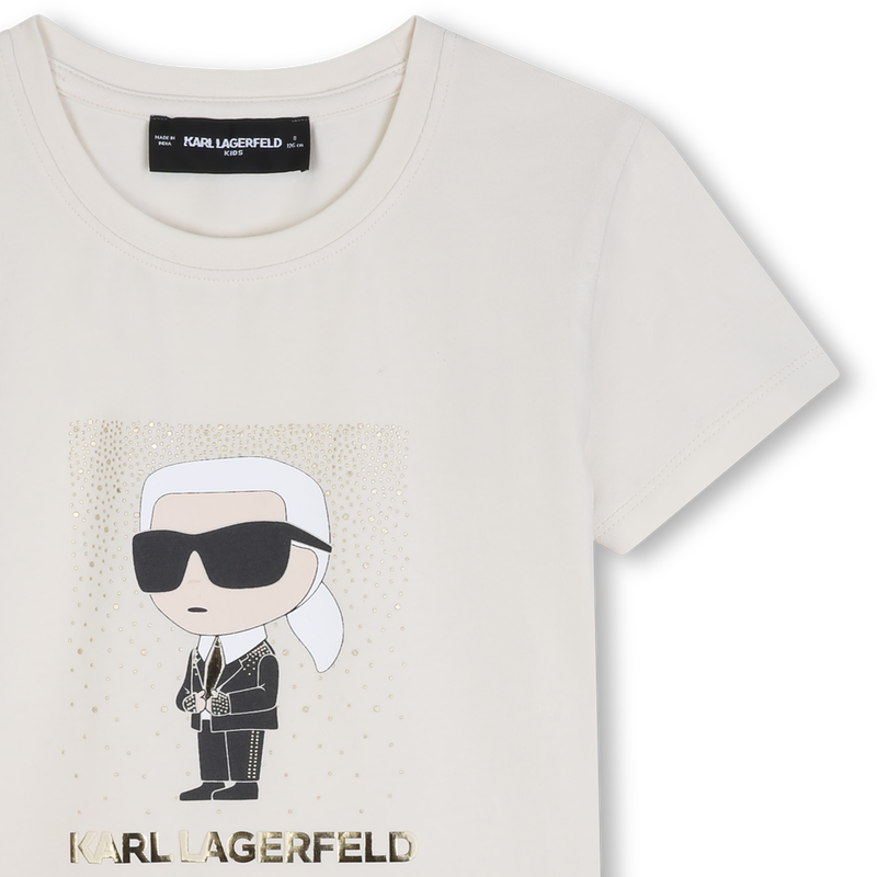 T-shirt met korte mouwen KARL LAGERFELD KIDS 
                        MEISJE