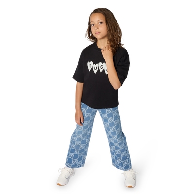 TEE-SHIRT MANCHES COURTES HUGO FILLE