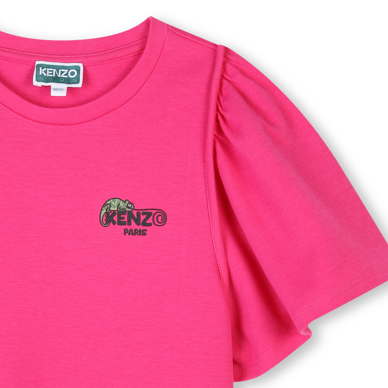 Effen T-shirt met korte mouwen KENZO KIDS 
                        GIRL