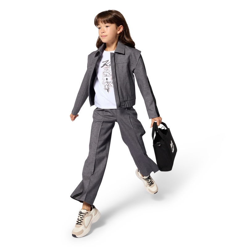 T-shirt met korte mouwen KARL LAGERFELD KIDS 
                        GIRL