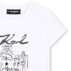 T-shirt met korte mouwen KARL LAGERFELD KIDS 
                    GIRL