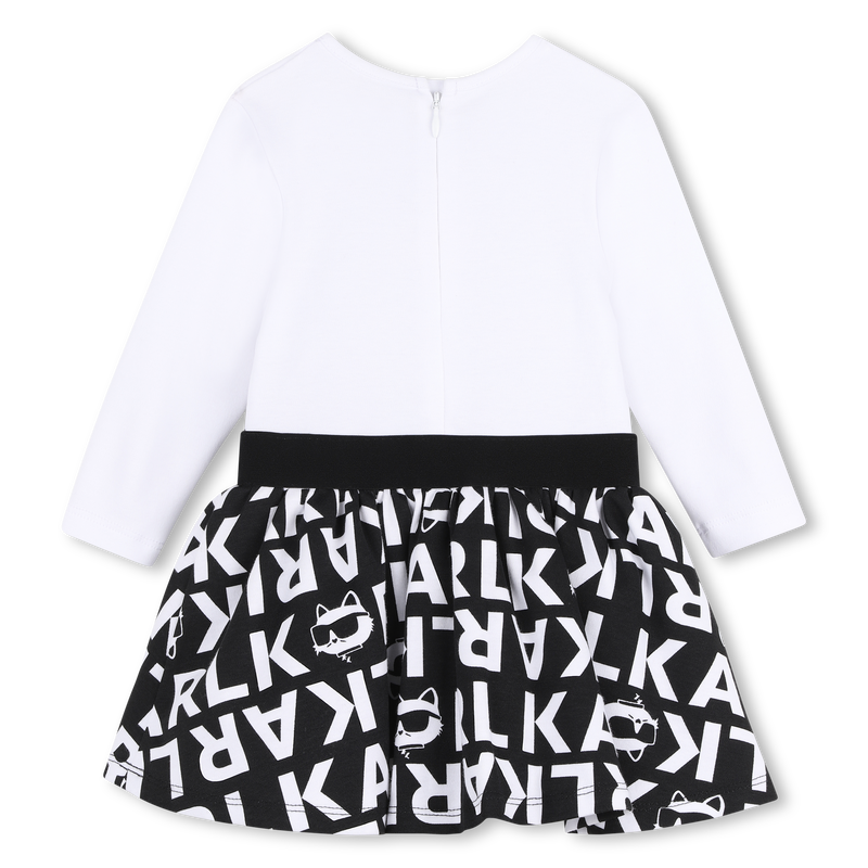 Langarm jurk KARL LAGERFELD KIDS 
                        GIRL