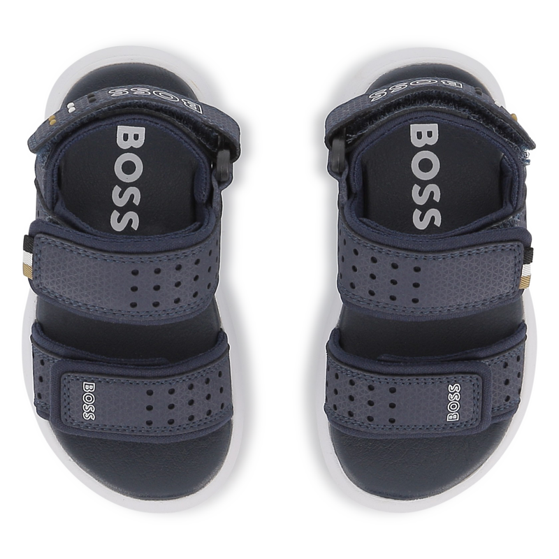 SANDALES EN SIMILI BOSS 
                        GARCON