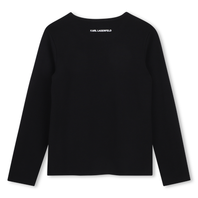 T-shirt met lange mouwen KARL LAGERFELD KIDS GIRL