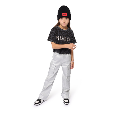 Katoenen T-shirt met print HUGO GIRL