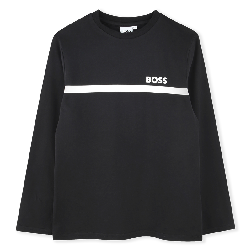 TEE-SHIRT MANCHES LONGUES BOSS 
                        GARCON