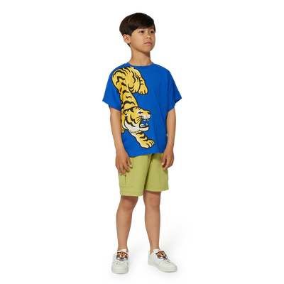 T-shirt imprim&eacute; en coton KENZO KIDS GARCON