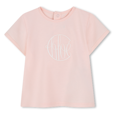 Short-sleeved cotton T-shirt CHLOE FILLE