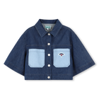 Veste en jean brod&eacute;e KENZO KIDS 
                    FILLE
