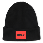 Bonnet tricot&eacute; HUGO 
                    UNISEXE