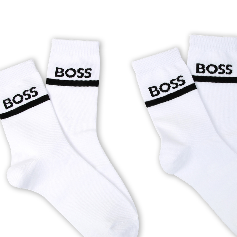 LOT DE 2 PAIRES DE CHAUSSETTES BOSS 
                        GARCON