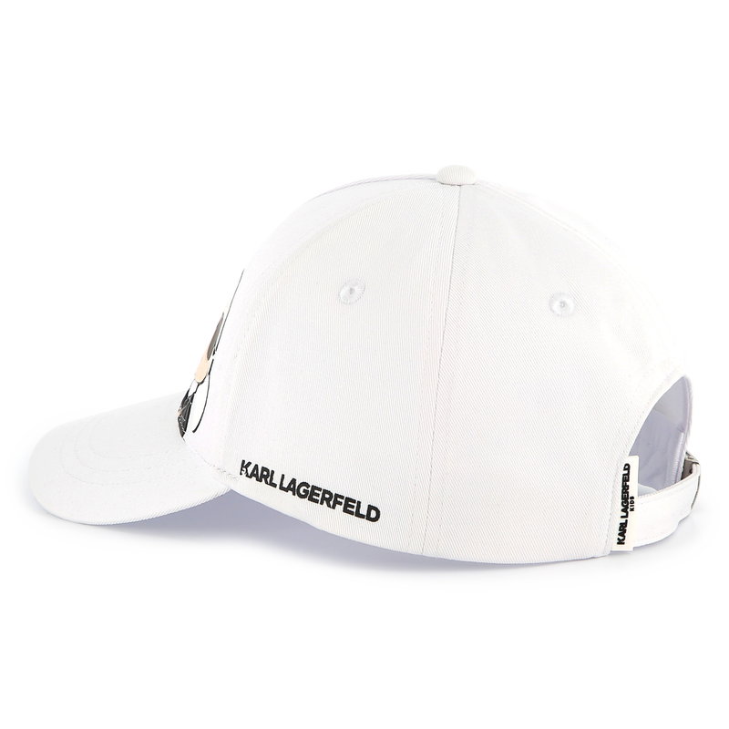 Casquette imprim&eacute;e r&eacute;glable KARL LAGERFELD KIDS 
                        FILLE