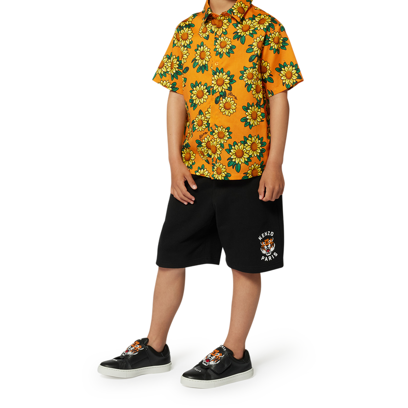 Chemise en satin de coton KENZO KIDS 
                        GARCON