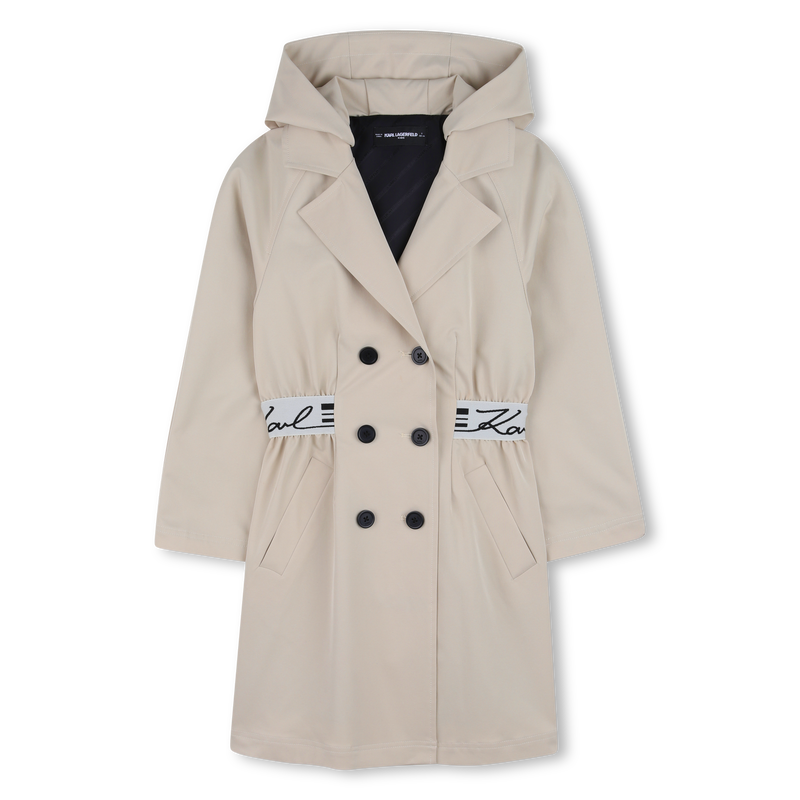 GEVOERDE TRENCHCOAT KARL LAGERFELD KIDS 
                        GIRL
