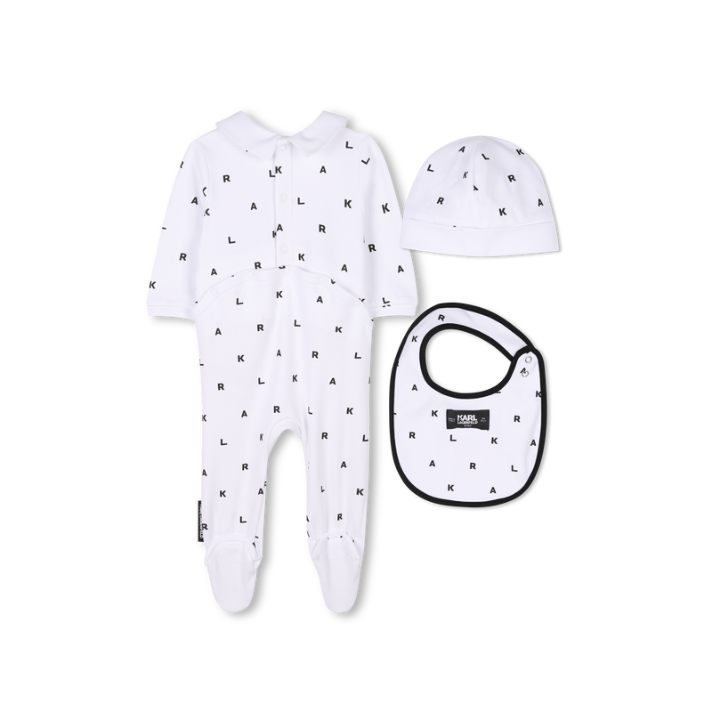 Ensemble naissance 3 pièces KARL LAGERFELD KIDS 
                        GARCON