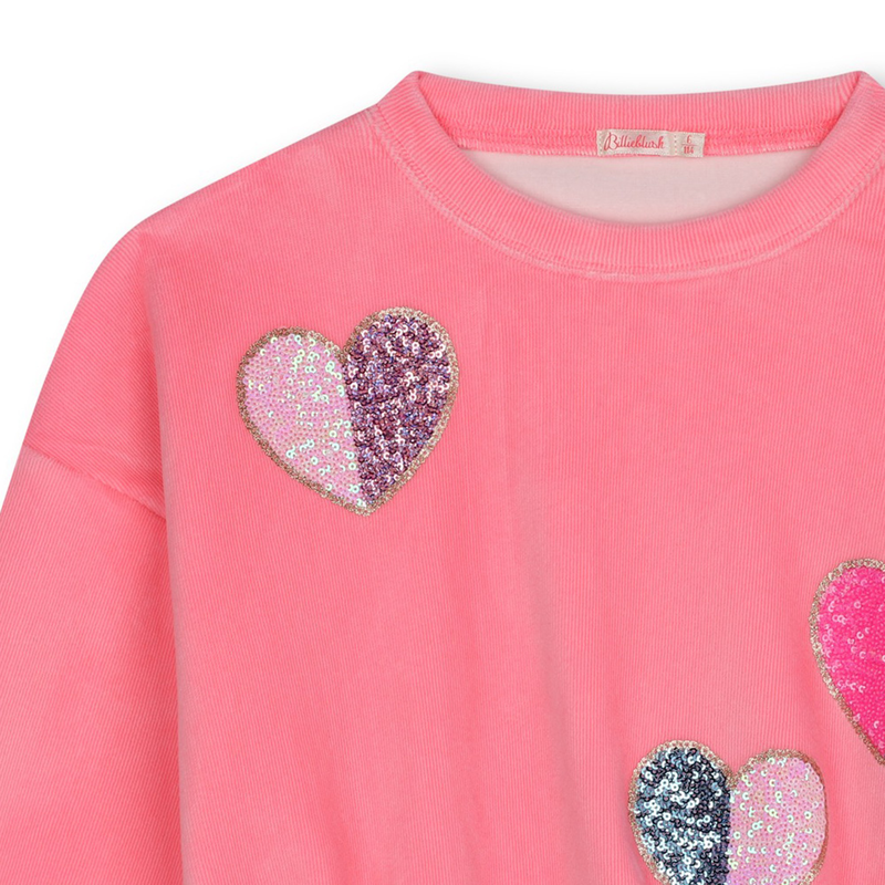 Sweat-shirt en velours BILLIEBLUSH 
                        FILLE
