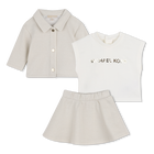 Cardigan, rok en t-shirt set MICHAEL KORS 
                    GIRL