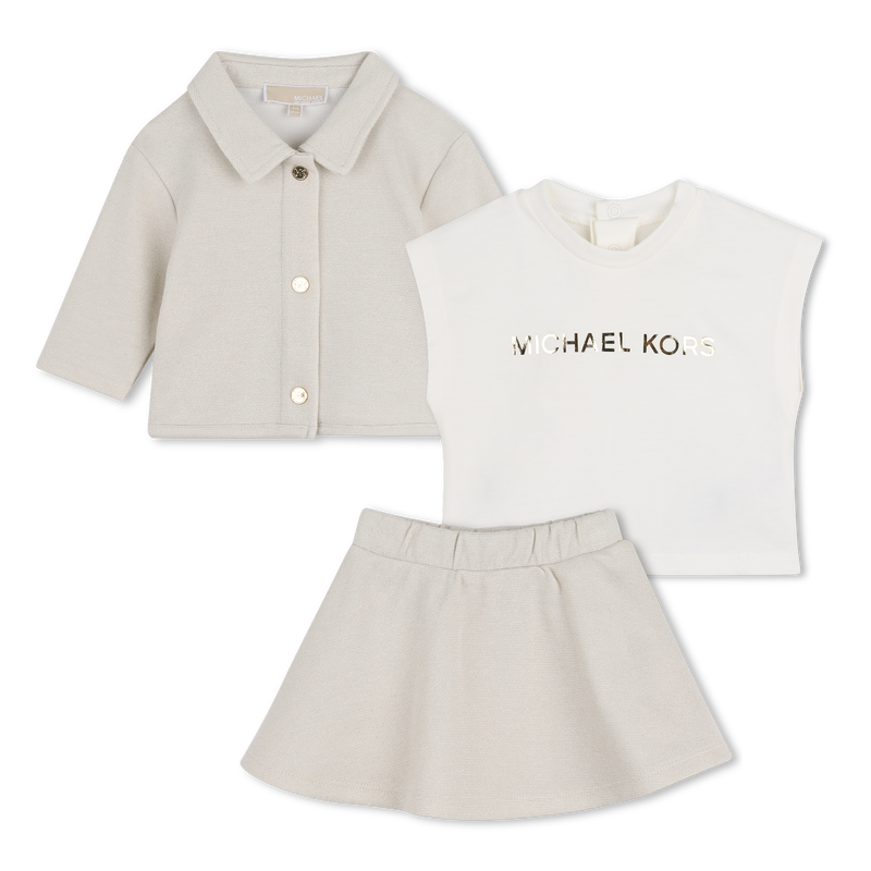 Ensemble cardigan, jupe et Tee-shirt MICHAEL KORS 
                        FILLE