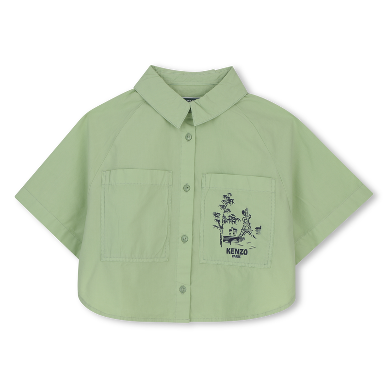 POPLIN OVERHEMD KENZO KIDS 
                        GIRL