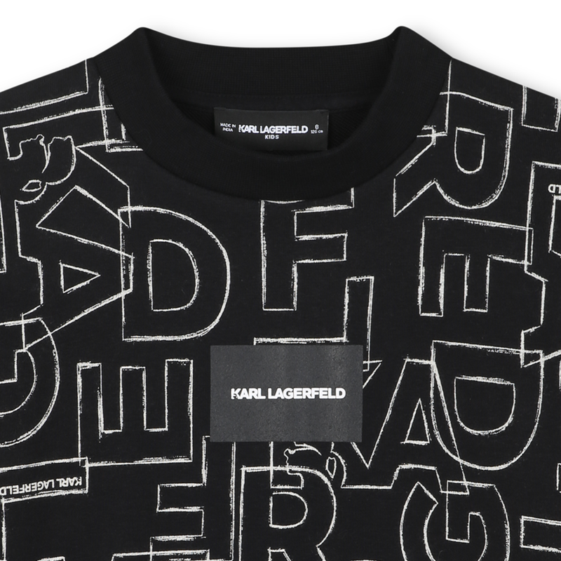Fleece sweatshirt KARL LAGERFELD KIDS 
                        BOY