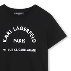 Bedrukt t-shirt KARL LAGERFELD KIDS 
                    BOY