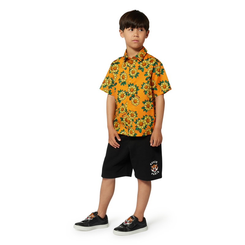Overhemd van katoensatijn KENZO KIDS 
                        BOY