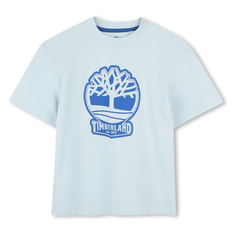 Tweekleurig T-shirt met logo TIMBERLAND 
                        BOY