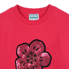 Robe sweatshirt &agrave; manches ballon KENZO KIDS 
                    FILLE