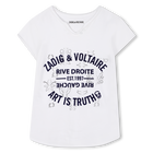 T-shirt &agrave; col tunisien ZADIG & VOLTAIRE 
                    FILLE