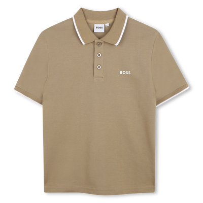 POLOSHIRT MET KORTE MOUWEN BOSS BOY