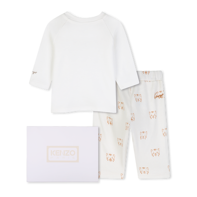 Kledingset met t-shirt en broek KENZO KIDS BOY
