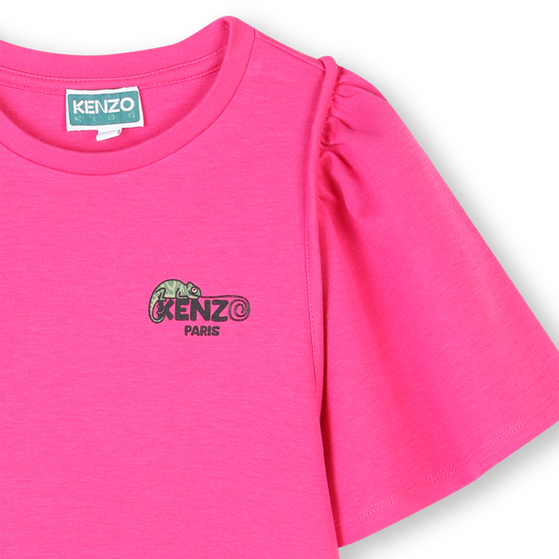 Robe &agrave; manches courtes coton KENZO KIDS 
                        FILLE