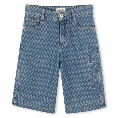 Long denim shorts LANVIN GARCON