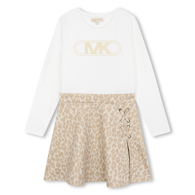 Jurk met lange mouwen MICHAEL KORS 
                        GIRL